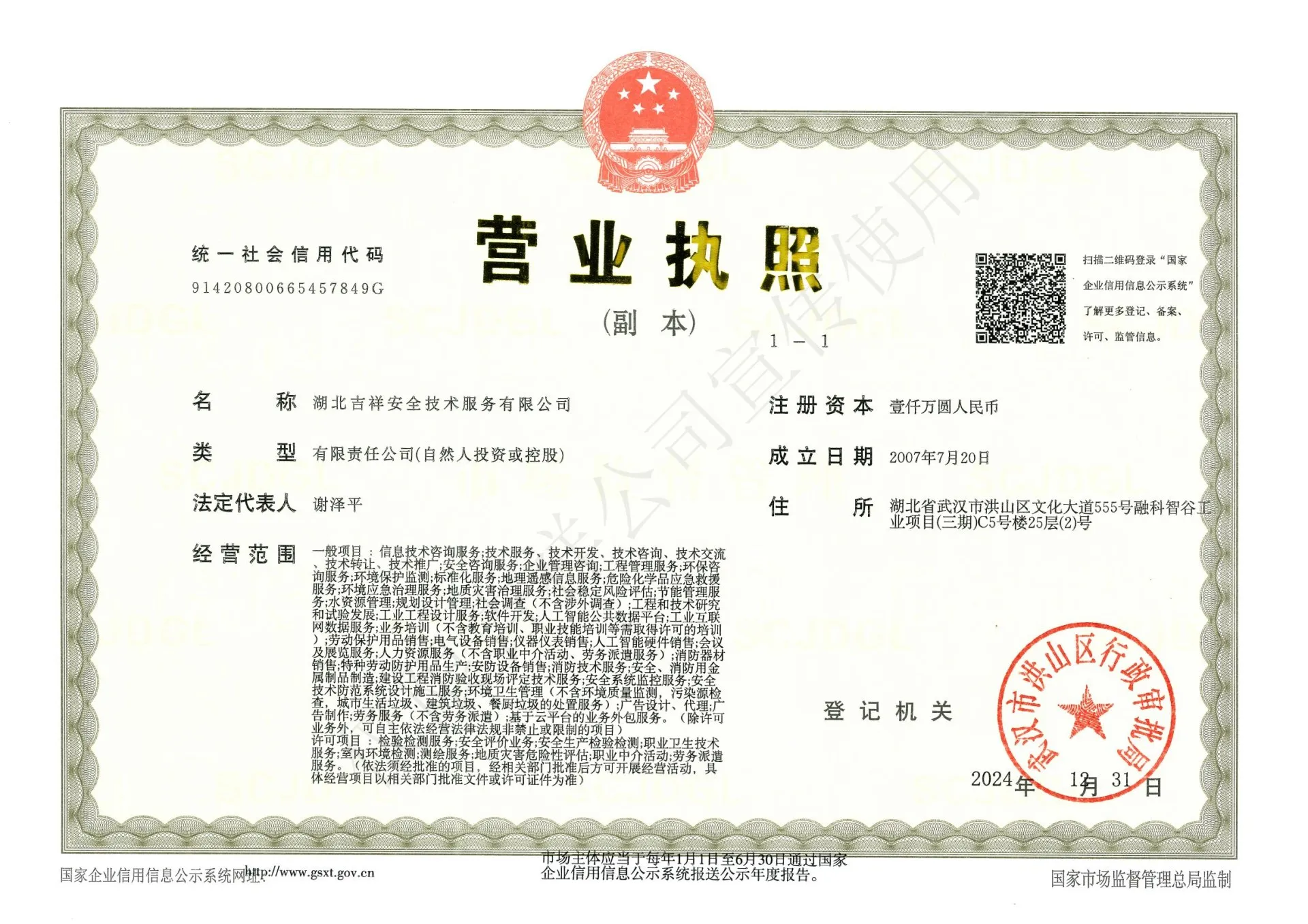 公司营业执照
