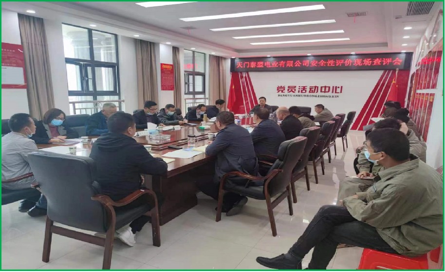 国网天门电业安全评价现场査评会